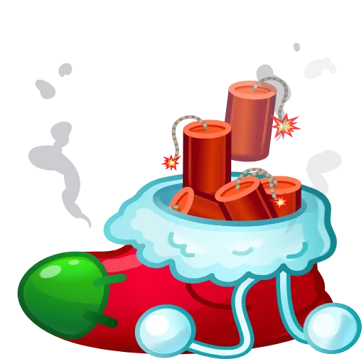 🎁 Стикер «Xmas Stockings» для Telegram