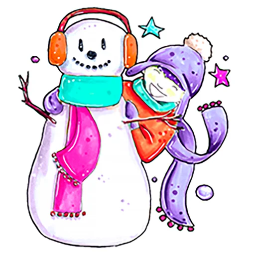 😄 Стикер «Xmas Новый год» для Telegram