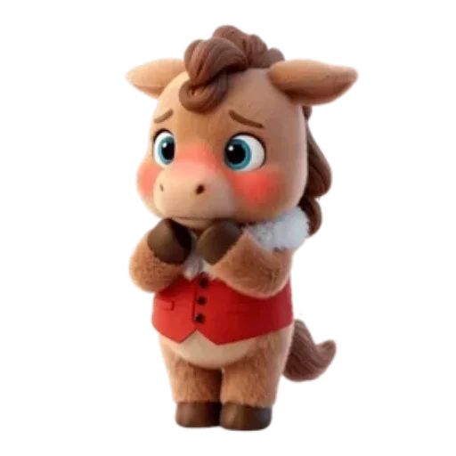 🐴 Стикер «Новогодний Конек» для Telegram