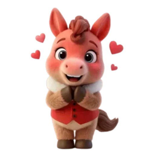 🐴 Стикер «Новогодний Конек» для Telegram