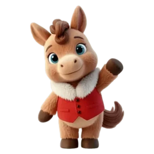 🐴 Стикер «Новогодний Конек» для Telegram