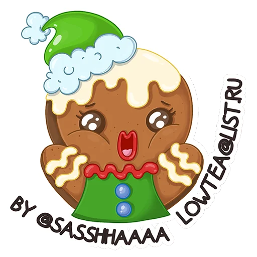 👩‍🎨 Стикер «Xmas Mood» для Telegram