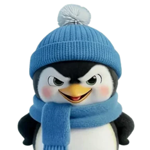 🐧 Стикер «Новогодний Пингвин» для Telegram