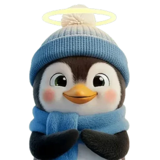 🐧 Стикер «Новогодний Пингвин» для Telegram