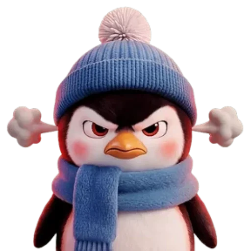 🐧 Стикер «Новогодний Пингвин» для Telegram
