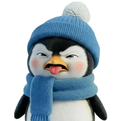 🐧 Стикер «Новогодний Пингвин» для Telegram