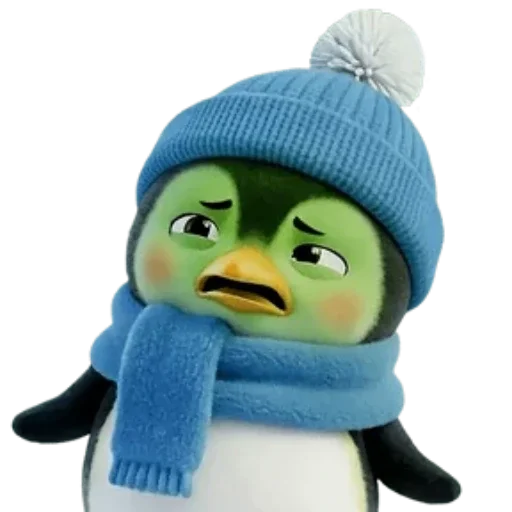 🐧 Стикер «Новогодний Пингвин» для Telegram