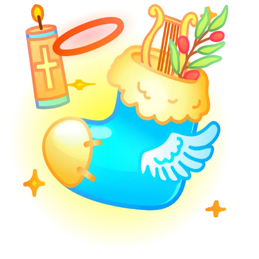 🎁 Эмодзи «Xmas Stocking» для Telegram