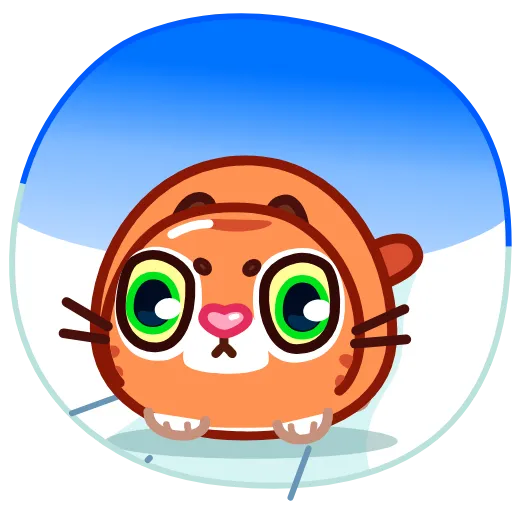 😠 Эмодзи «Christmas Tiger» для Telegram