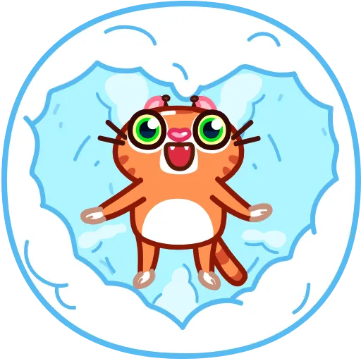 ⛄ Эмодзи «Christmas Tiger» для Telegram