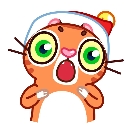 🤯 Эмодзи «Christmas Tiger» для Telegram