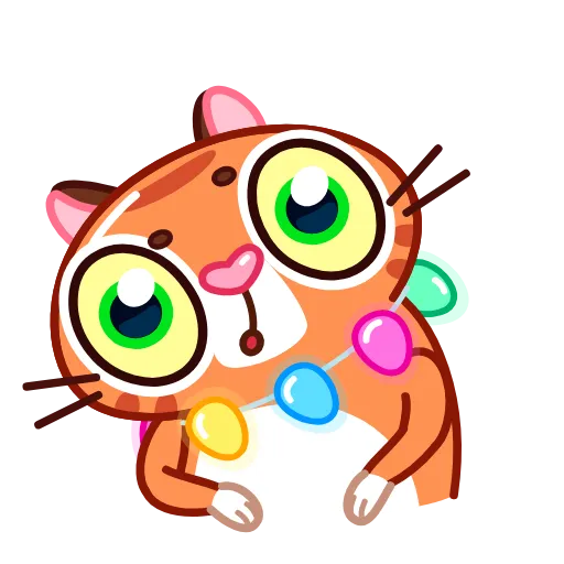 🤷‍♂ Эмодзи «Christmas Tiger» для Telegram