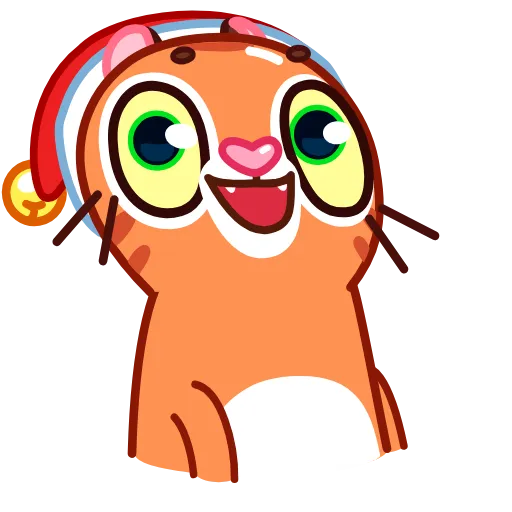 😅 Эмодзи «Christmas Tiger» для Telegram
