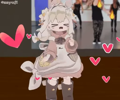 ❤️ Стикер «Minahoshi Chan» для Telegram