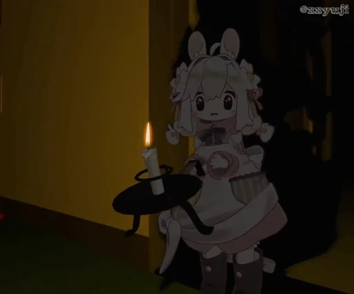 🕯 Стикер «Minahoshi Chan» для Telegram