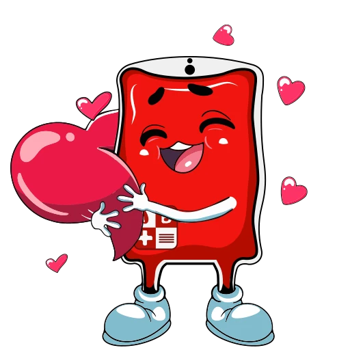 🤗 Стикер «Я донор» для Telegram
