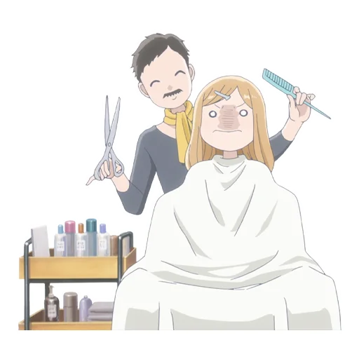 💇‍♀️ Стикер «Моя любовь 999 уровня к Ямаде-куну» для Telegram