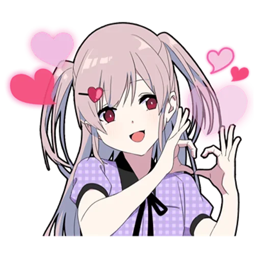 😘 Стикер «yamy_tyan» для Telegram