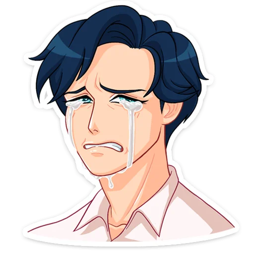 😭 Стикер «Светлый Ян» для Telegram