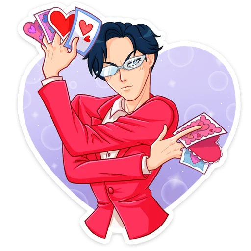 💞 Стикер «Светлый Ян» для Telegram