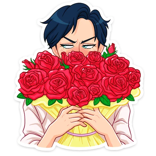 🌹 Стикер «Светлый Ян» для Telegram