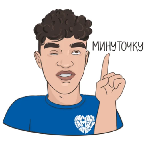 ☝️ Стикер «Ярик говорит Yarik talks» для Telegram