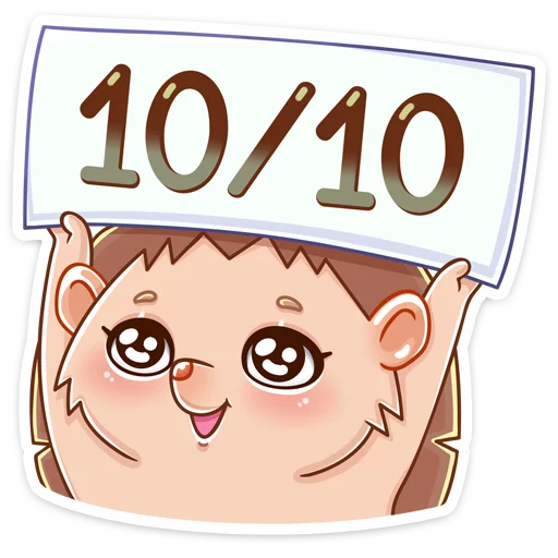 👍 Стикер «Ёжик Яша» для Telegram
