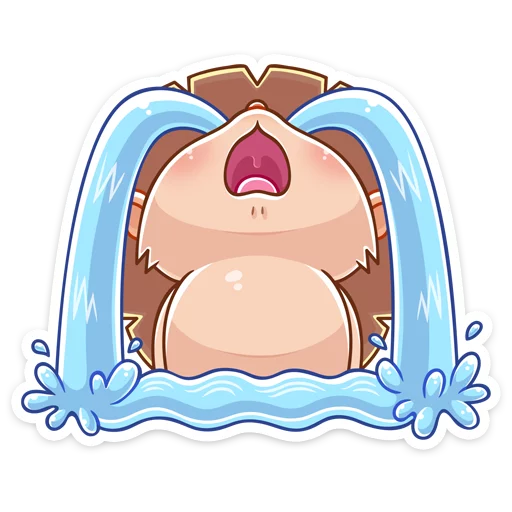 😭 Стикер «Ёжик Яша» для Telegram