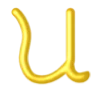 💛 Эмодзи «Золотые буквы и эмодзи» для Telegram