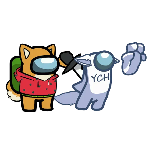 🔪 Стикер «YCH» для Telegram