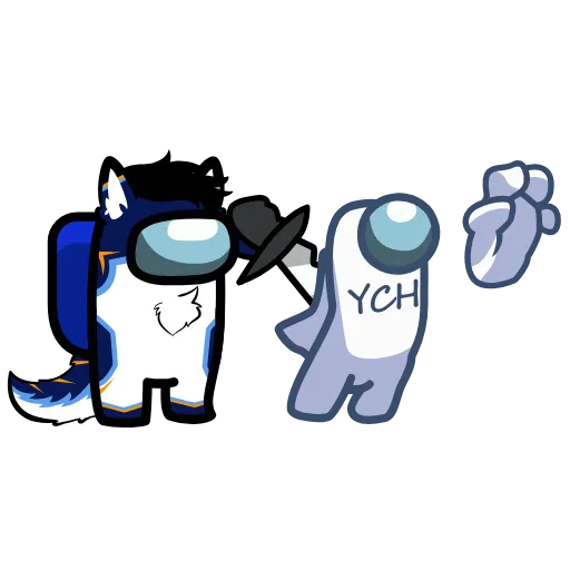 🔪 Стикер «YCH» для Telegram
