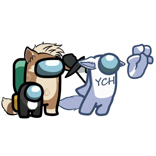 🔪 Стикер «YCH» для Telegram