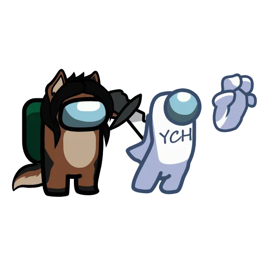 🔪 Стикер «YCH» для Telegram
