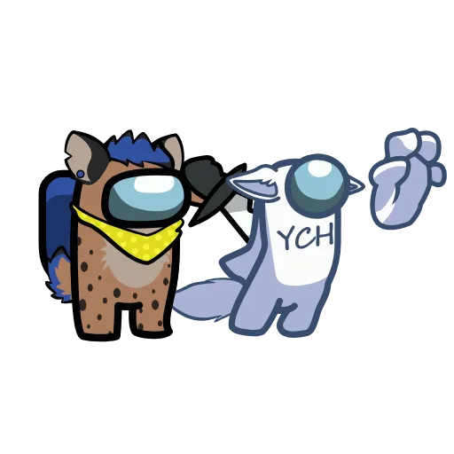 🔪 Стикер «YCH» для Telegram
