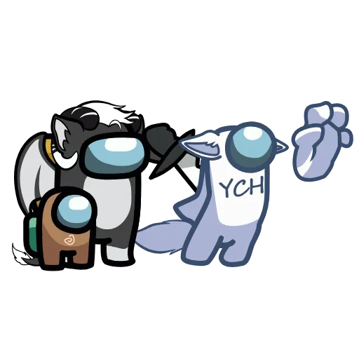 🔪 Стикер «YCH» для Telegram