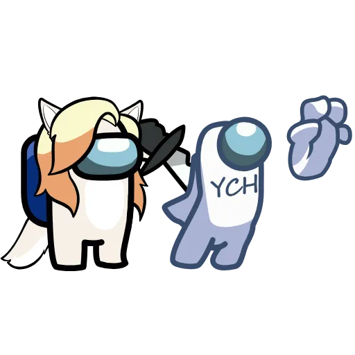 🔪 Стикер «YCH» для Telegram