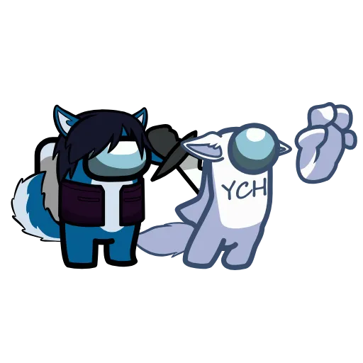 🔪 Стикер «YCH» для Telegram