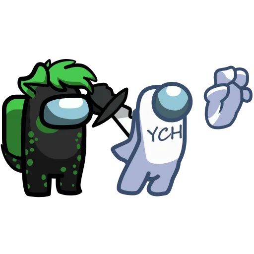 🔪 Стикер «YCH» для Telegram