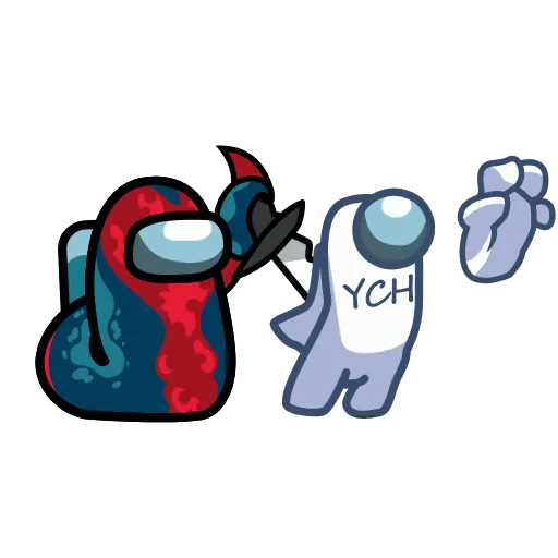 🔪 Стикер «YCH» для Telegram
