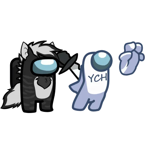 🔪 Стикер «YCH» для Telegram