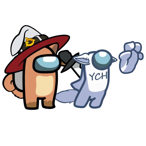 🔪 Стикер «YCH» для Telegram