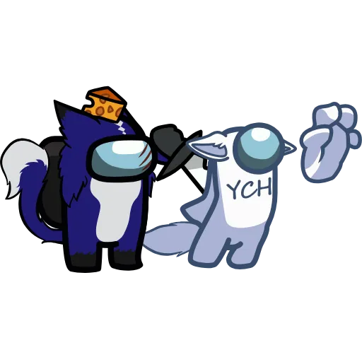 🔪 Стикер «YCH» для Telegram