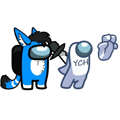🔪 Стикер «YCH» для Telegram
