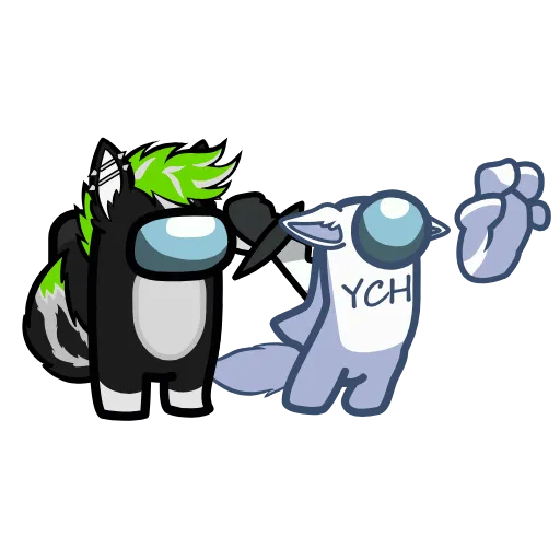 🔪 Стикер «YCH» для Telegram