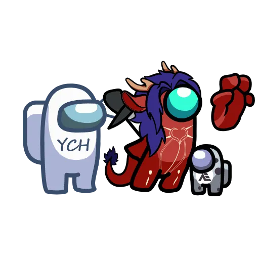 🔪 Стикер «YCH» для Telegram