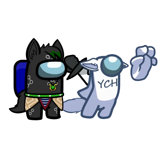 🔪 Стикер «YCH» для Telegram