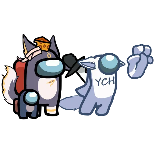 🔪 Стикер «YCH» для Telegram