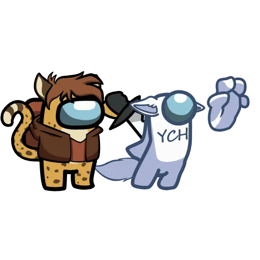 🔪 Стикер «YCH» для Telegram