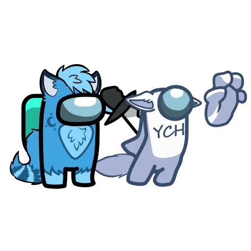 🔪 Стикер «YCH» для Telegram