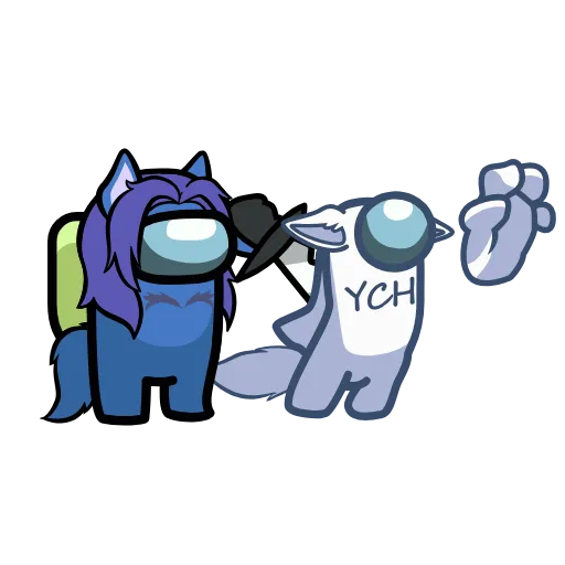 🔪 Стикер «YCH» для Telegram
